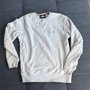 STUSSY light grey sweater